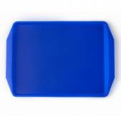 Поднос прямоугольный 42х30см голубой поверхность классик (123) MGprof 1732
