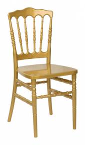 Стул деревянный Наполеон золотой