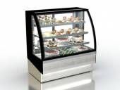 Витрина горизонтальная «МАРИЯ АКВА» гнутое стекло (32 варианта цветовых решений) 1600