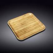 Блюдо для подачи квадр. 175х175 мм бамбук Wilmax WL-771020/A