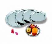 Поднос круглый 40см нерж MGSteel STR16.