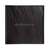Блюдо квадратное "Organic-Black" 25*25см  P.L. F2934BK 99000195 /3/
