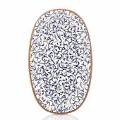 Блюдо овальное 29*17 см фарфор Tinta Edera By Bone 	TN-ED-ZT-29-OV /6/