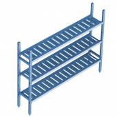 Cтеллажная система Polair LOAD.ME poly 3 яруса 1500x500x1800 18AL.3PP50.15B Cтеллажная система Polair LOAD.ME poly 3 яруса 1500x500x1800 18AL.3PP50.15B