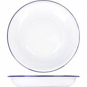 Тарелка глубокая D=215мм металл ProHotel белая эмаль 401/22 3012754