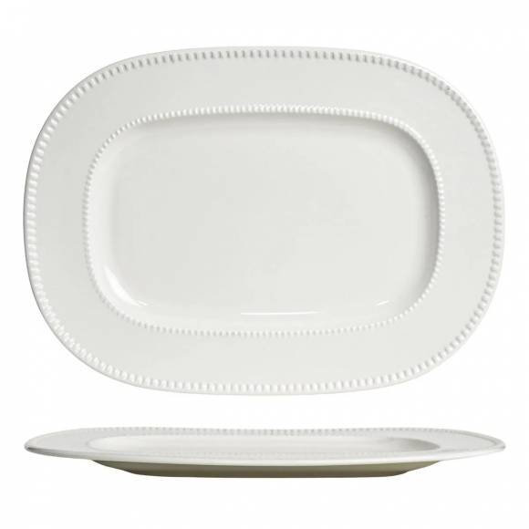 Блюдо прямоугольное 330*245 мм фарфор NOBLE LUXE 307014A