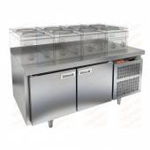 Стол морозильный Hicold GN11/BT LT  (2 расп. двери, под.теплов.оборуд) Стол морозильный Hicold GN11/BT LT  (2 расп. двери, под.теплов.оборуд)