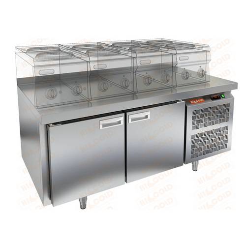 Стол морозильный Hicold GN11/BT LT  (2 расп. двери, под.теплов.оборуд) Стол морозильный Hicold GN11/BT LT  (2 расп. двери, под.теплов.оборуд)