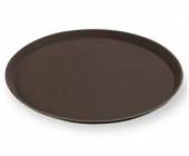 Поднос круглый 35см прорезиненный коричн. MGSteel 1400CTBr 45816