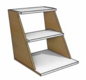 RD Полка хлебная 3х уровневая 432х502х458