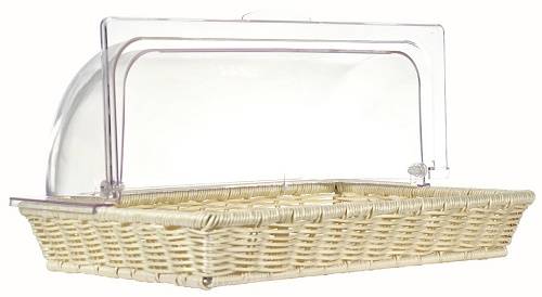 Крышка для хлебной корзинки 415х280мм прямоугольная пластик прозрачный CV02 кт1929 Крышка для хлебной корзинки 415х280мм прямоугольная пластик прозрачный CV02 кт1929