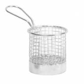 Корзинка для подачи картошки фри «Проотель» круглая 90х85мм BSKR9  04081406 Корзинка для подачи картошки фри «Проотель» круглая 90х85мм BSKR9  04081406