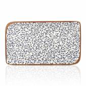 Блюдо прямоугольное 35*16 см фарфор Tinta Edera By Bone TN-ED-AR-38-DT /6/