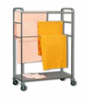 Тележка-вешало для прачечной ТП32.1 ОЛДАК нерж. полка