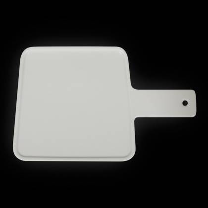 Доска для подачи 180х157мм трапеция с ручкой Corone Carre фарфор LQ-Q2740 фк0816 Доска для подачи 180х157мм трапеция с ручкой Corone Carre фарфор LQ-Q2740 фк0816