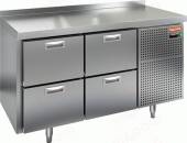Стол холодильный Hicold SN22/TN 4 выдвижных ящика Стол холодильный Hicold SN22/TN 4 выдвижных ящика