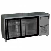 Стол холодильный T57 M2-1-C 0430-19 корпус нерж, без борта, планка (BAR-360К Сarboma)