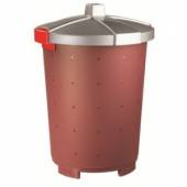 Бак пищевой 65 л 47*66см п/п бордовый 432106221 /1/5/ Бак пищевой 65 л 47*66см п/п бордовый 432106221 /1/5/