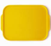 Поднос прямоугольный 45x34,5см желтый поверхность классик (108) MGprof 1730