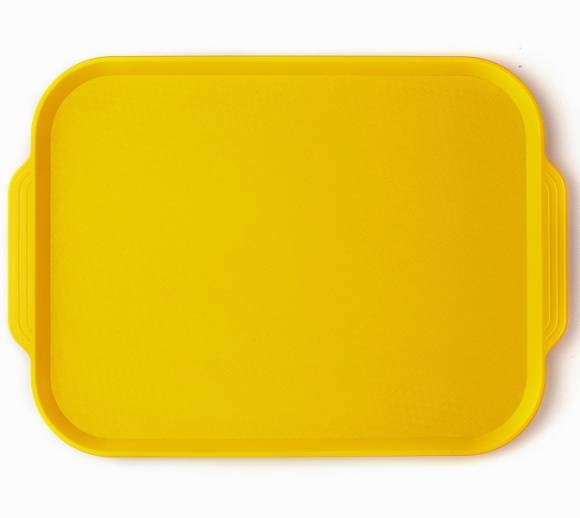 Поднос прямоугольный 45x34,5см желтый поверхность классик (108) MGprof 1730