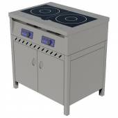 Плита индукционная ЦМИ ПИ-2 (820х600мм) на закрытой подставке, 2 двери Плита индукционная ЦМИ ПИ-2 (820х600мм) на закрытой подставке, 2 двери