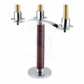 Канделябр 280мм на 3 свечи Regent Inox нерж. ножка обтянута кожей 158133 95001235 Канделябр 280мм на 3 свечи Regent Inox нерж. ножка обтянута кожей 158133 95001235