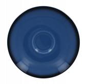 Блюдце 150мм для чашки кофейной RAK Porcelain Lea фарфор синий с каймой LECLSA15BL /12/ Блюдце 150мм для чашки кофейной RAK Porcelain Lea фарфор синий с каймой LECLSA15BL /12/