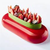 Форма для мороженого/суфле 3D "Будущее" 230х100мм h45мм (объем 0,85л), силикон Pavoni KE034S Форма для мороженого/суфле 3D "Будущее" 230х100мм h45мм (объем 0,85л), силикон Pavoni KE034S