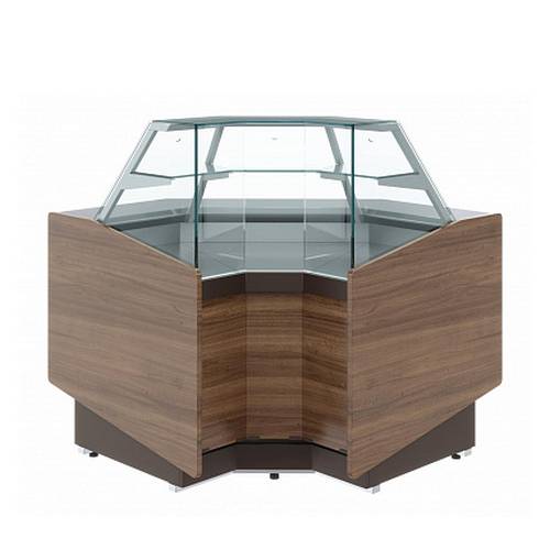 Витрина угловая нейтральная кондитерская Carboma КС80 N-6 (внутренний угол 90) Витрина угловая нейтральная кондитерская Carboma КС80 N-6 (внутренний угол 90)