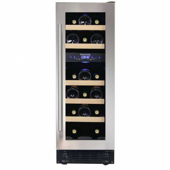 Винный шкаф компрессорный встраиваемый DUNAVOX DAU-17.57DSS 2 температурные зоны Винный шкаф компрессорный встраиваемый DUNAVOX DAU-17.57DSS 2 температурные зоны