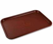 Поднос прямоугольный 46х36см прорезинен. коричневый MG 1418CTBr 45824 Поднос прямоугольный 46х36см прорезинен. коричневый MG 1418CTBr 45824