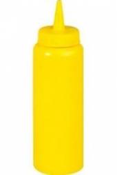 Бутылка для соуса пластиковая 700мл желтая MG 1741 32101 /24/