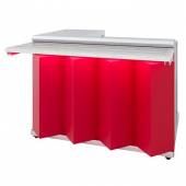 Прилавок кассовый универсальный Origami Luxstahl КК-1200 Premium