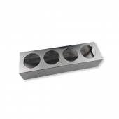 Подставка для соусов 4 ячейки 36*10*8 см. нерж. MGsteel 69821 Подставка для соусов 4 ячейки 36*10*8 см. нерж. MGsteel 69821