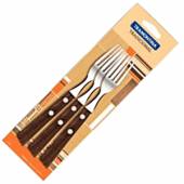 Вилка столовая набор 3шт. Tramontina Tradicional деревянная ручка 22202/300 (03110853)