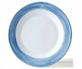 Тарелка d=225 мм суповая синий край Браш H3610 40578 /6/ Тарелка d=225 мм суповая синий край Браш H3610 40578 /6/