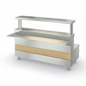 Мармит 1-х блюд 3-конф. М1-3.1500-02-О Atesy (Ривьера) (1500мм) с отверстием под полку Мармит 1-х блюд 3-конф. М1-3.1500-02-О Atesy (Ривьера) (1500мм) с отверстием под полку