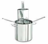 Кастрюля для пасты 8л 240 мм нерж. 3 сегментных вкладыша КаРР  81240104