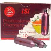 Баллончики для сифона для сливок Isi Professional (N2O) 070399 02140411 (10шт. в упаковке)_