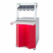 Прилавок для приборов и подносов Origami Luxstahl ПП (С)-600 Premium