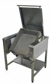 Электросковорода со сварной чашей 38л из черного металла Проммаш СЭ-0,25 3Ф облицовка с покрытием