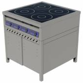 Плита индукционная ЦМИ ПИ-4 на закрытой подставке, двери-купе Плита индукционная ЦМИ ПИ-4 на закрытой подставке, двери-купе