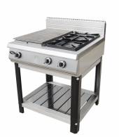 Плита с комбинированной пов-тью  Гриль Мастер Ф4ЖТЛСПГ (1+2) (на подставке) 13009к