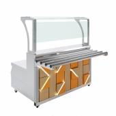 Мармит первых блюд 2-конфорочный Junior Luxstahl МПЧ (С)-1200 Premium (нерж.) без фасада