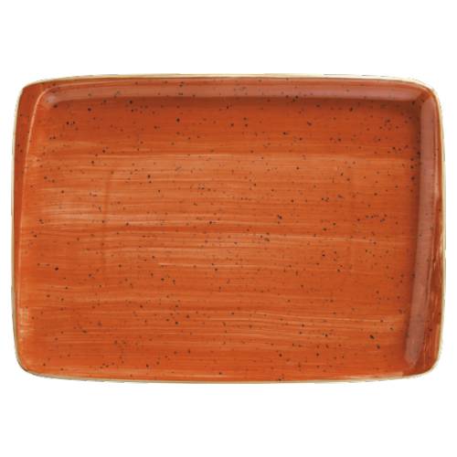 Тарелка прямоугольная 36х25см фарфор Moove Aura Terracota Bonna ATCMOV41DT b
