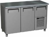 Стол холодильный T57 M2-1 0430-2 корпус нерж, с бортом (BAR-250 Carboma)