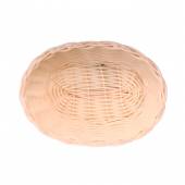 Корзина для хлеба овал. 18*12*6 см. бежевая полиротанг MGprof 69477