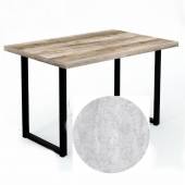 Стол прямой 1200х800х750 П-образный Бетон Светлый Стол прямой 1200х800х750 П-образный Бетон Светлый