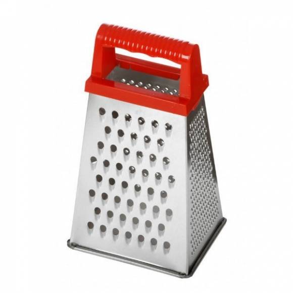 Терка 4-х гранная 20 см. с пластмас. ручкой 11780