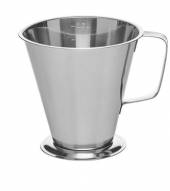 Кувшин мерный; сталь нерж.; 0, 5л; D=14, H=11, 5см; серебрист. 512203-03 Кувшин мерный; сталь нерж.; 0, 5л; D=14, H=11, 5см; серебрист. 512203-03